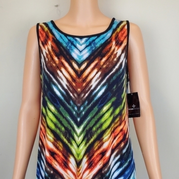 Ronni Nicole multi color Sleeveless dress size 10 - Picture 5 of 11